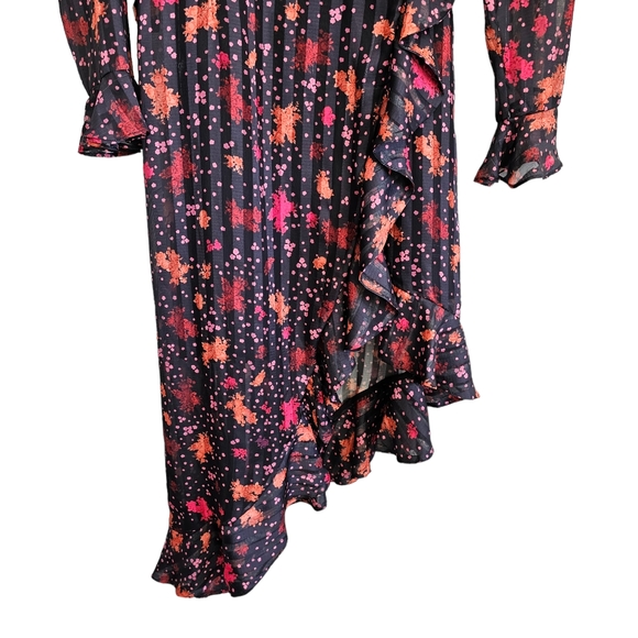 C/MEO Collective Significant Midi Wrap Dress Size Large fits medium to large - Picture 7 of 14